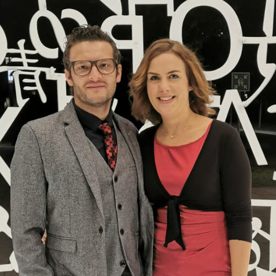 Patrik Steinhäuser und Johanna Massoth